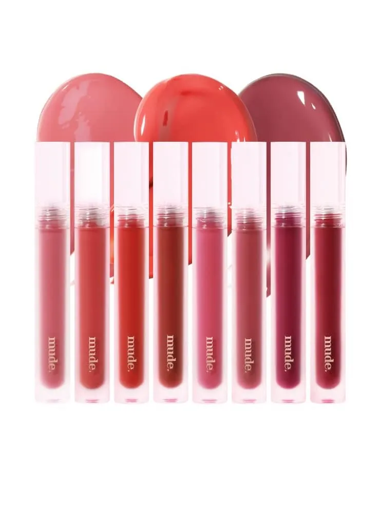Glacé Lip Tint 08 Cold Cherry Long-Lasting Liquid Stain Buildable Layer with Glossy Finish for Juicy Glowy Lips K-Beauty K-Cosmetics