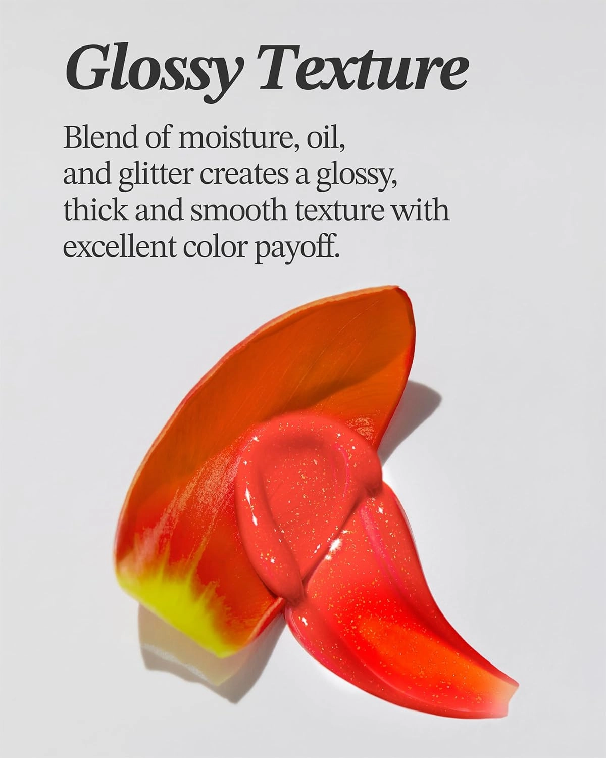 Glint Tint Glosser (Centerpiece, 0.09oz) - Hydartions, Moisturizing Plumping Lip Gloss with Radiant Shine, Long Lasting, Korean Skin Care. Provence Rose & Calendula Extract.