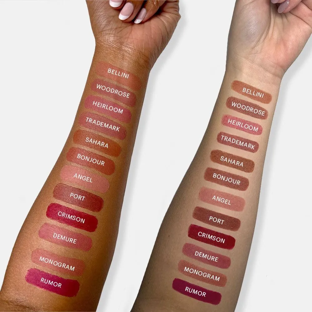 Glo Skin Beauty Suede Matte Lip Crayon (Trademark) - Longwearing Formula Stays On All Day, With Conditioning Shea Butter   Mango Seed Oil for a Velvety Smooth Finish