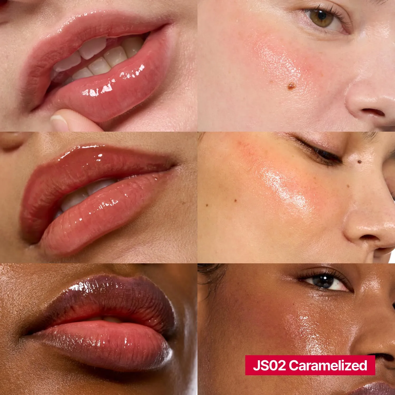 Glowy Jelly Pot | Dewy Jelly Lip & Blush Color, Tinted Glow Balm, Dewy Buildable Finish – Caramelized (Rosy Brown) | 0.14 oz