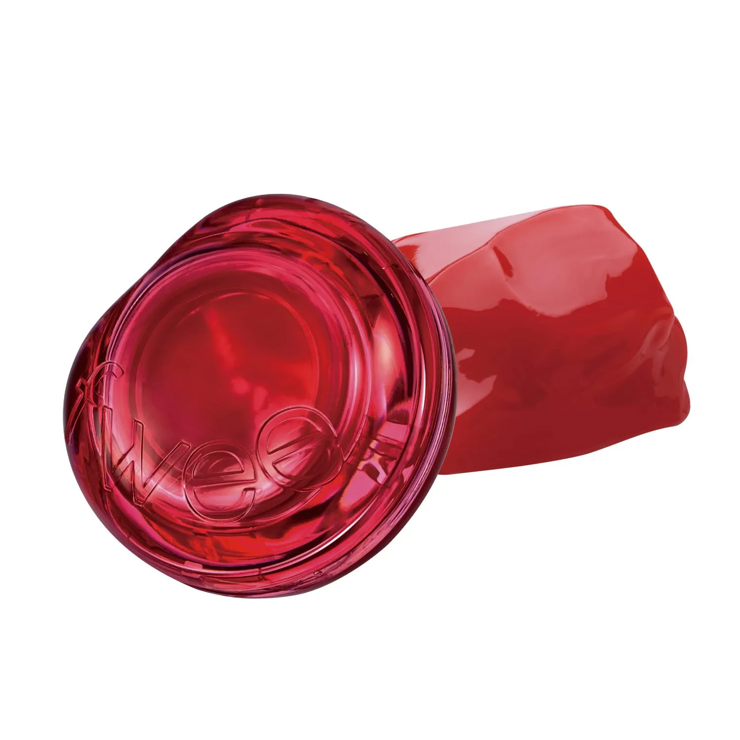 Glowy Jelly Pot | Dewy Jelly Lip & Blush Color, Tinted Glow Balm, Dewy Buildable Finish – Honey Peach (Vivid Coral) | 0.14 oz