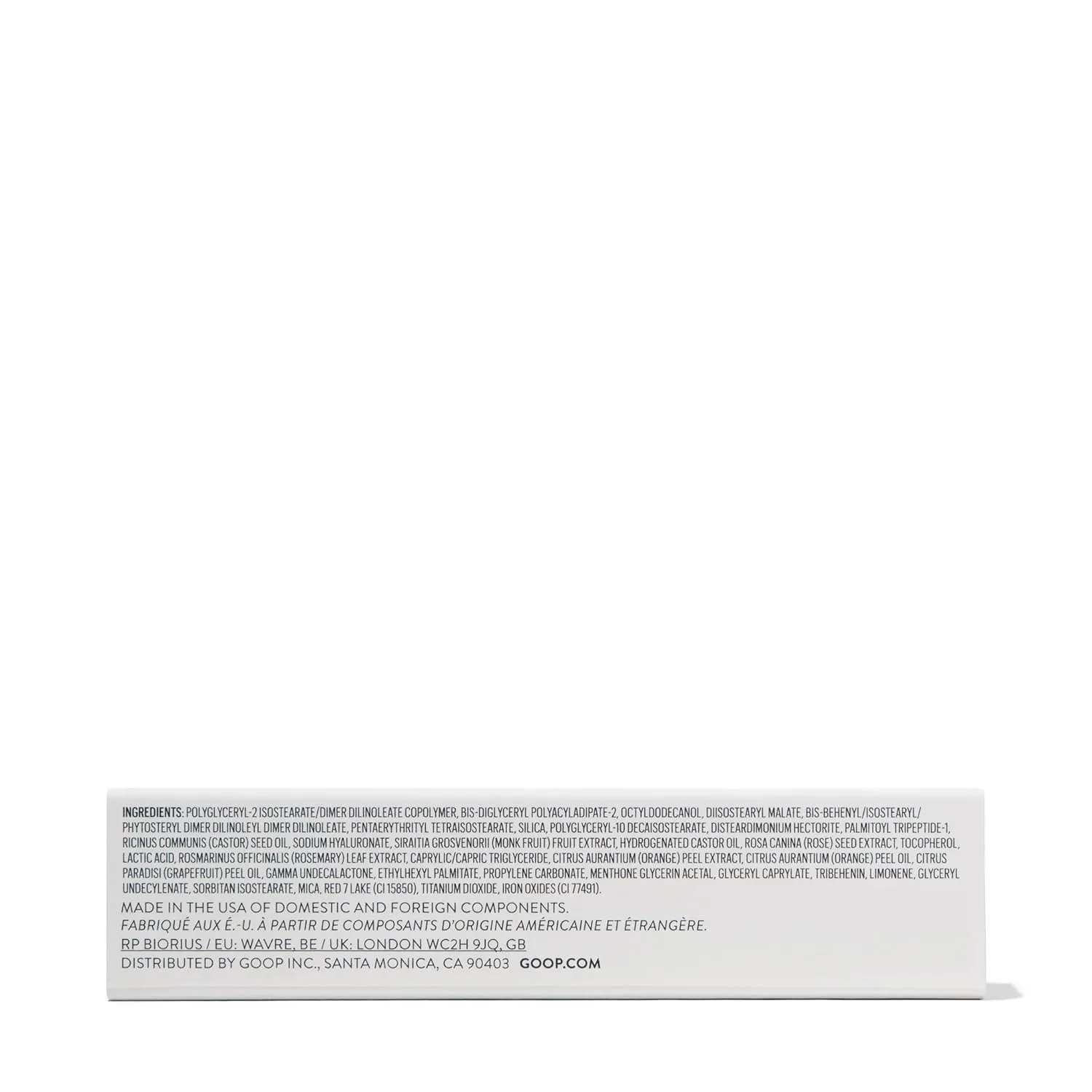goop Beauty Hydra-Barrier Gel Gloss | Hydrating Lip Gloss to Moisturize & Plump Lips | Hyaluronic Acid & Vitamin E | Glaze - Palest Clear Pink | 0.13 oz
