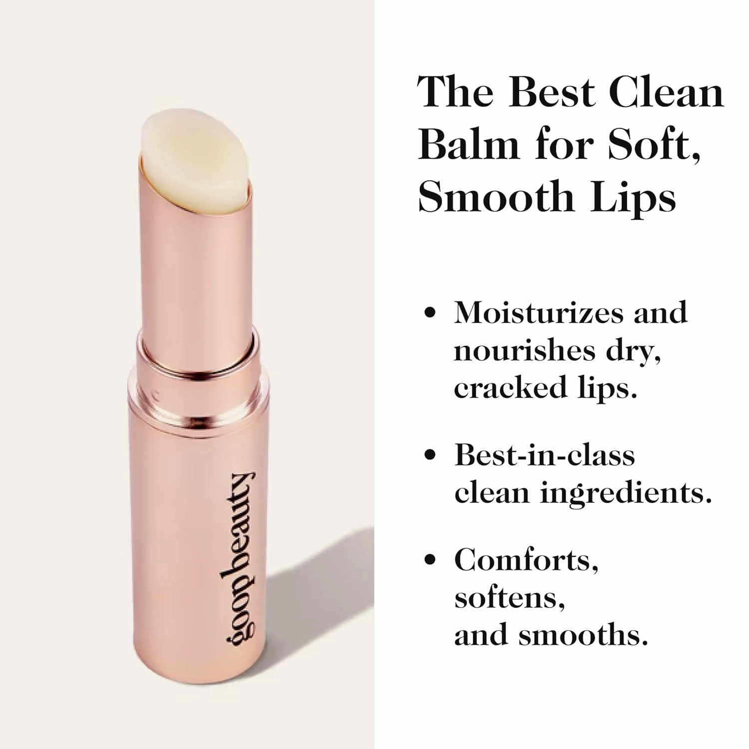 goop Beauty Lip Balm Pack of 2 | Moisturizing Lip Balm for Chapped, Cracked, & Dry Lips | Coconut Oil & Shea Butter | 0.16 oz Each