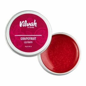 Grapefruit Lip Balm | For Dry Damaged And Chapped Lips | Moisturizing Lip Balms | Enriched With Shea Butter, Unrefined Beeswax & Essential Oils | 10G (Multicolor)