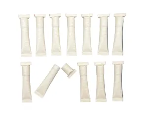 GreenWay 0.21oz/6g Squeeze-Up Eco Paper Lip Balm Tubes - 100% Compostable Empty Lip Gloss Tubes - Pack of 12 DIY Cosmetic Containers - BPA-free Post-Consumer Waste Paper with Oil-Resistant Lining
