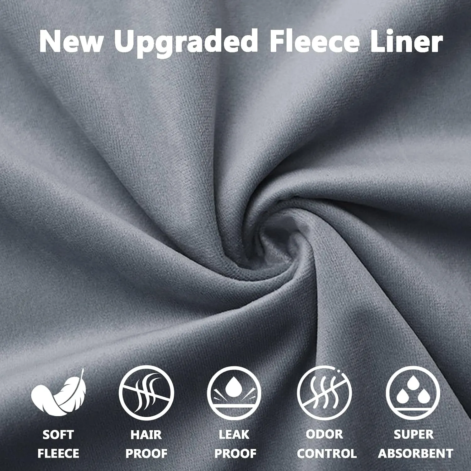 Guinea Pig Bedding, Fleece Cage Liner, Midwest 49x24 in 2Pack, Super Absorbent & Odor Control & Waterproof & Reusable Washable Guinea Pig Liner, Pee Pad Mat for Small Animal, Rabbit, Bunny