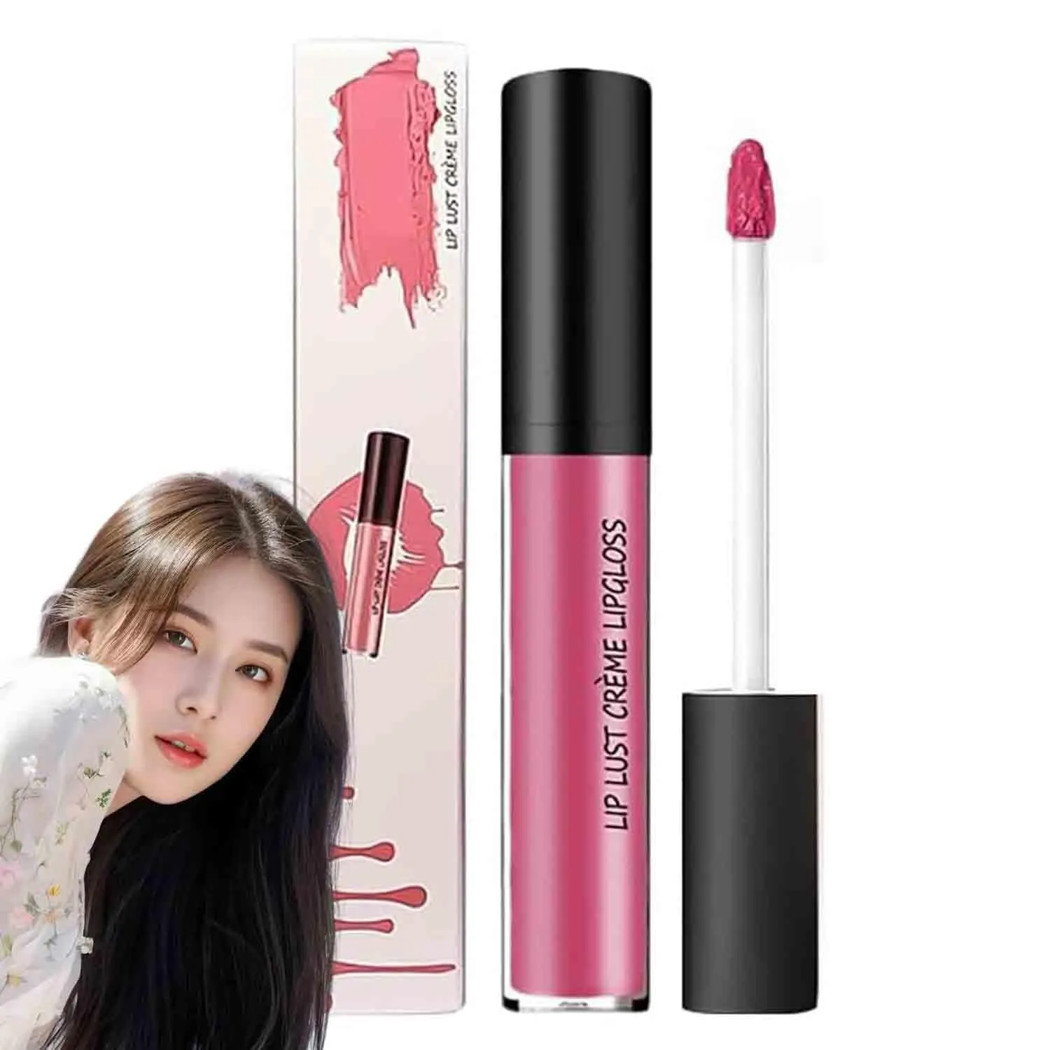 Hailnrothwad Lipstick, 12 Colors Cream Texture Lipstick, New Lip Plumper Gloss, Waterproof Long Lasting Moist Lip Gloss Plumper Liquid Lipstick, Long-Lasting Moisturizing