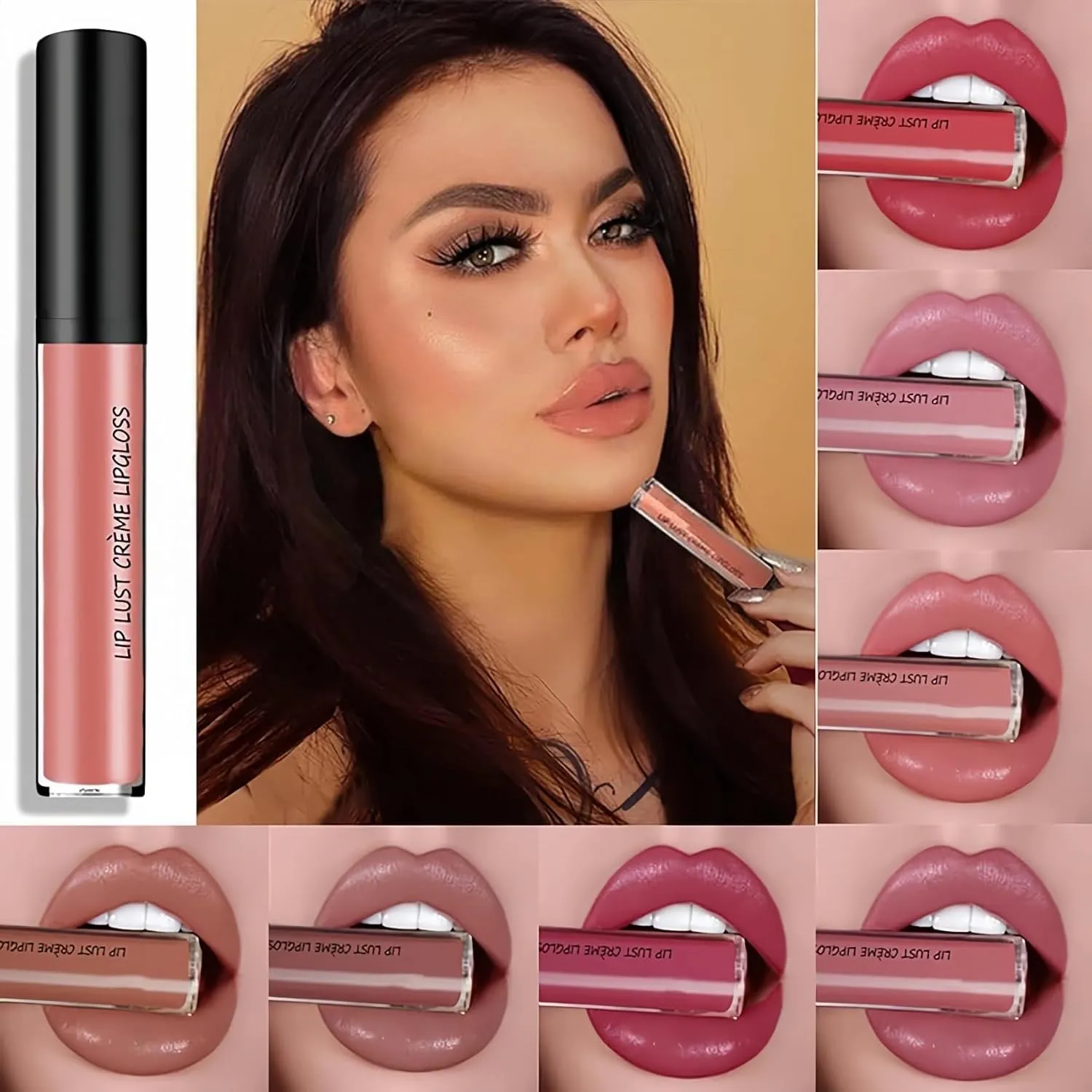 Hailnrothwad Lipstick, 2025 New Lip Plumper Gloss, 12 Colors Cream Texture Lipstick Waterproof, Non-Fading, Non-Stick to Cup, Long-Lasting Moisturizing. (A11#)