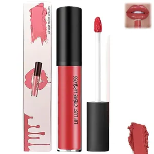 Hailnrothwad Lipstick, 2025 New Lip Plumper Gloss, 12 Colors Cream Texture Lipstick Waterproof, Non-Fading, Non-Stick to Cup, Long-Lasting Moisturizing. (A11#)