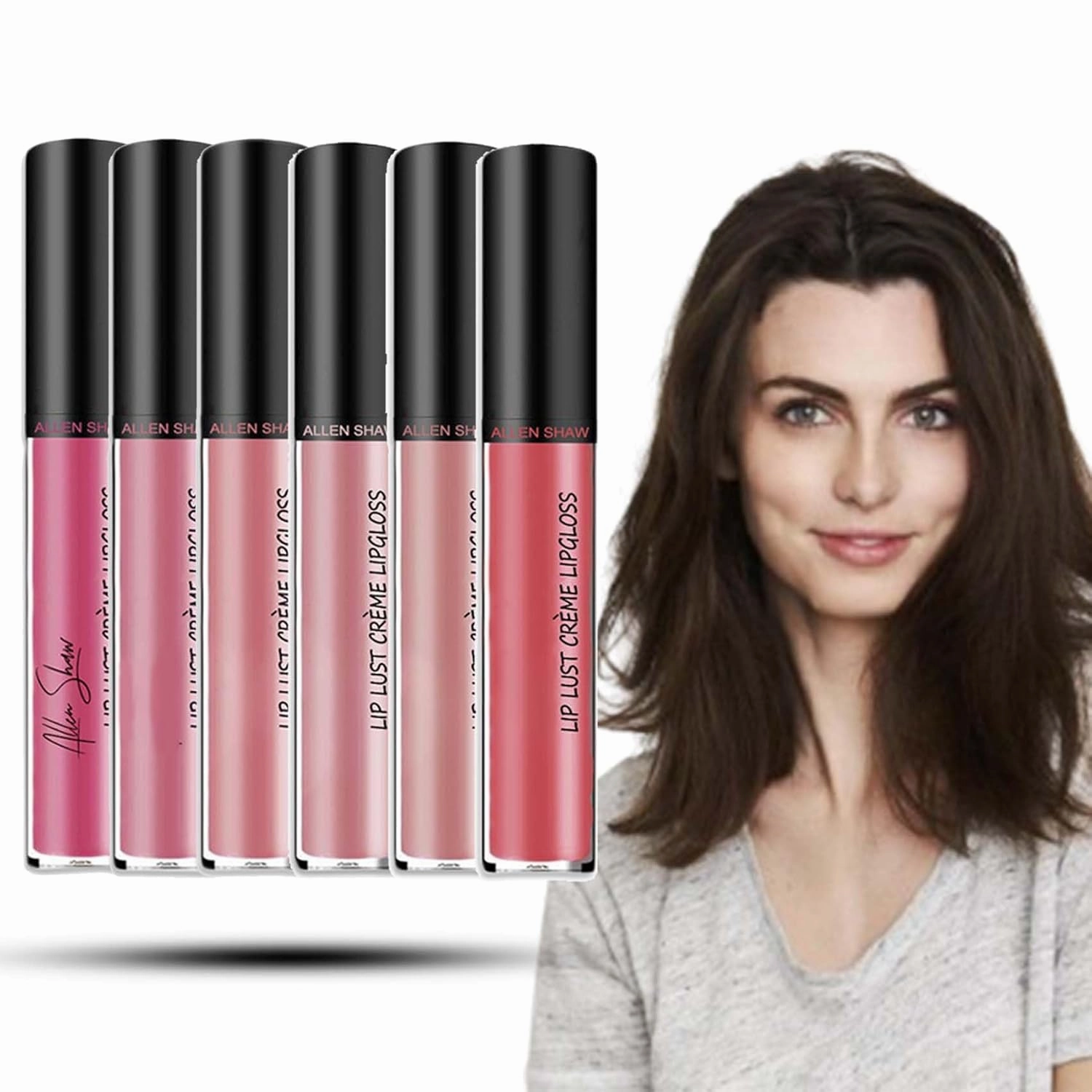 Hailnrothwad Lipstick, Hailnrothwad 12 Colors Cream Texture Lipstick, Brillo De Labios En Crema De 12 Colores, Hailnrothwad Lip Gloss (#1 #2 #3 #4 #5 #6)