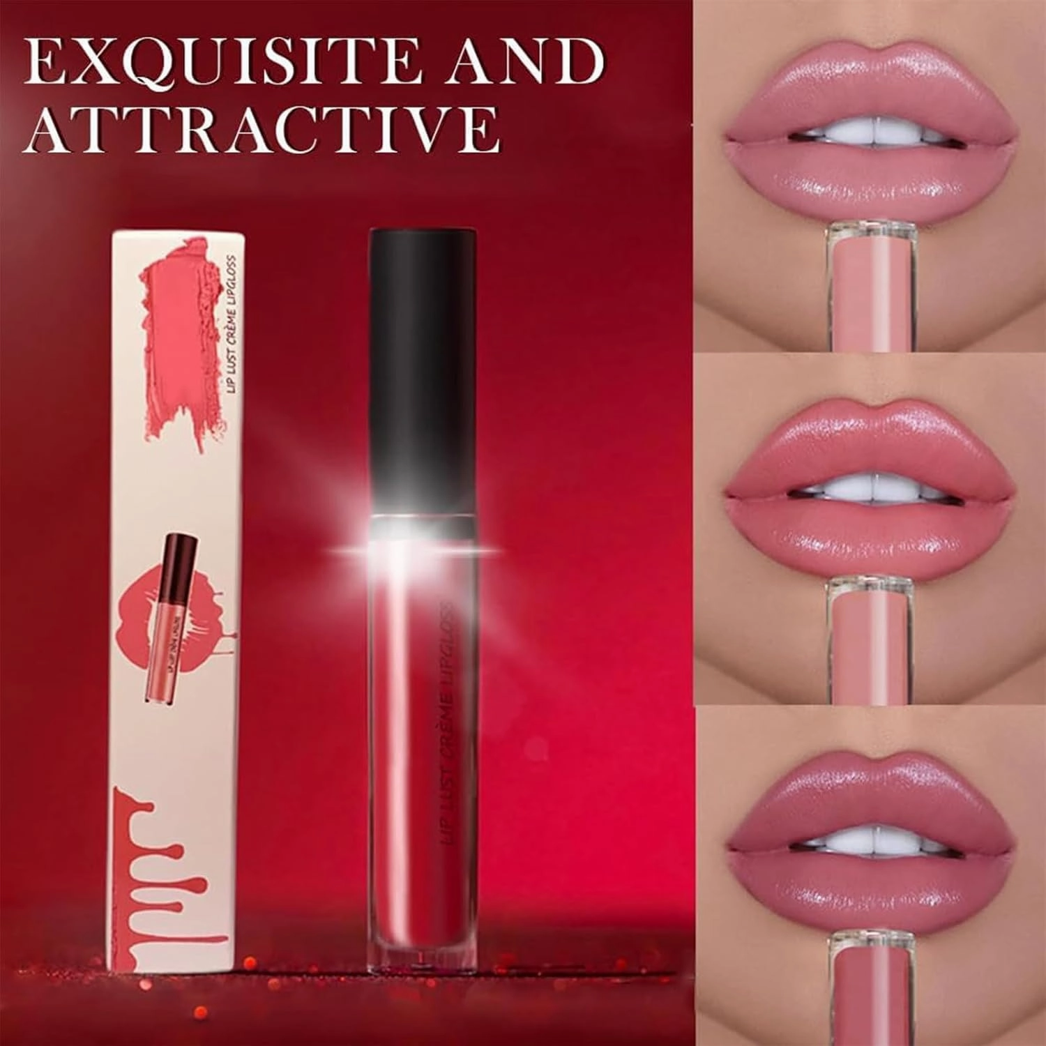 Hailnrothwad Lipstick, Hailnrothwad Lip Gloss, 12 Colors Cream Texture Lipstick, 2025 New Lip Plumper Gloss, Waterproof, Non-stick to Cup, Non-fading, Long-Lasting Moisturizing (A10)