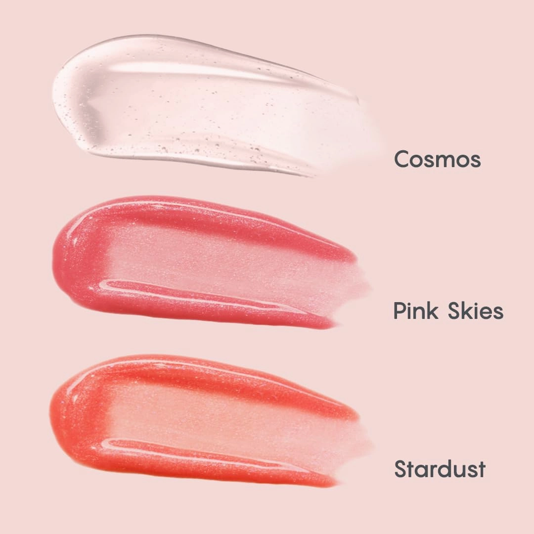 HALEYS Hydrating Luminous Lip Gloss (Cosmos), Re-flect and hydrate, nourish, non-sticky, weightless, Phenoxyethanol-free, peppermint oil-infused, Vegan and Cruelty-free
