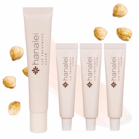 Hanalei Clear Lip Treatment Bundle (Full-Size and Travel-Size 3 Pack) | Made with Kukui Oil, Shea Butter, Agave, and Grapeseed Oil, Soothe Dry Lips (Cruelty free, Paraben free)