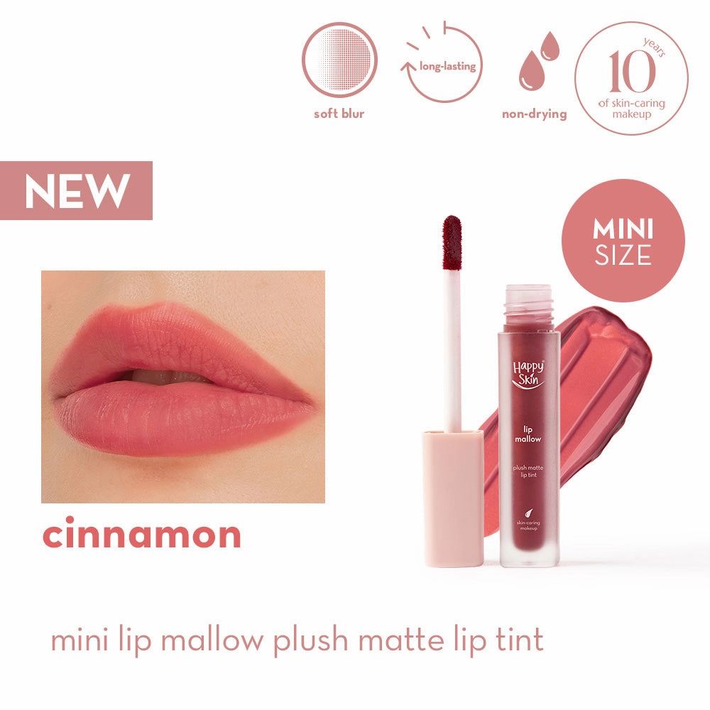 Happy Skin Mini Lip Mallow Plush Matte Lip Tint
