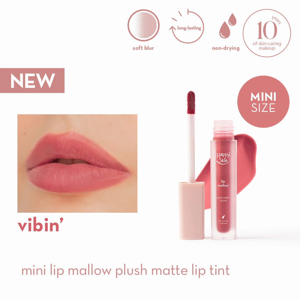 Happy Skin Mini Lip Mallow Plush Matte Lip Tint
