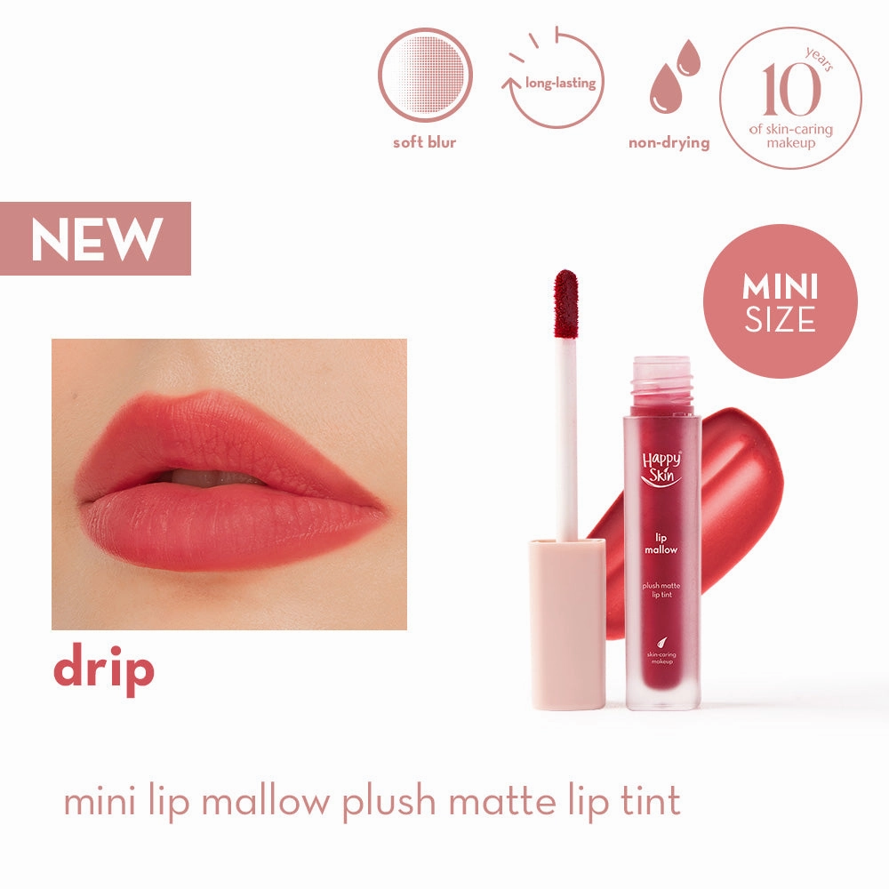 Happy Skin Mini Lip Mallow Plush Matte Lip Tint