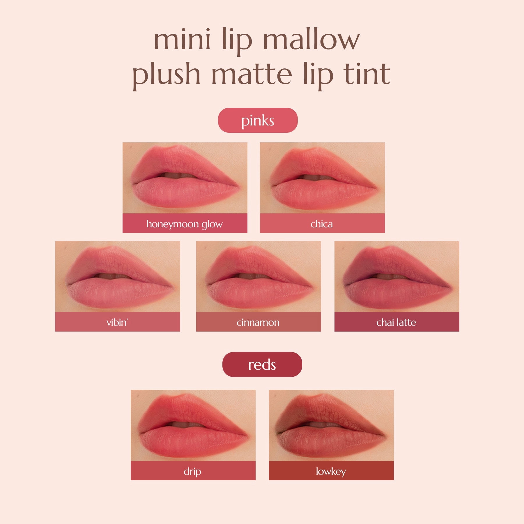 Happy Skin Mini Lip Mallow Plush Matte Lip Tint