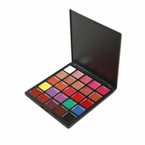 Happyyami Colors Lip Gloss Palette Moisturizing Lipstick Makeup Kit for Women Versatile Beauty Tool for Various Looks
