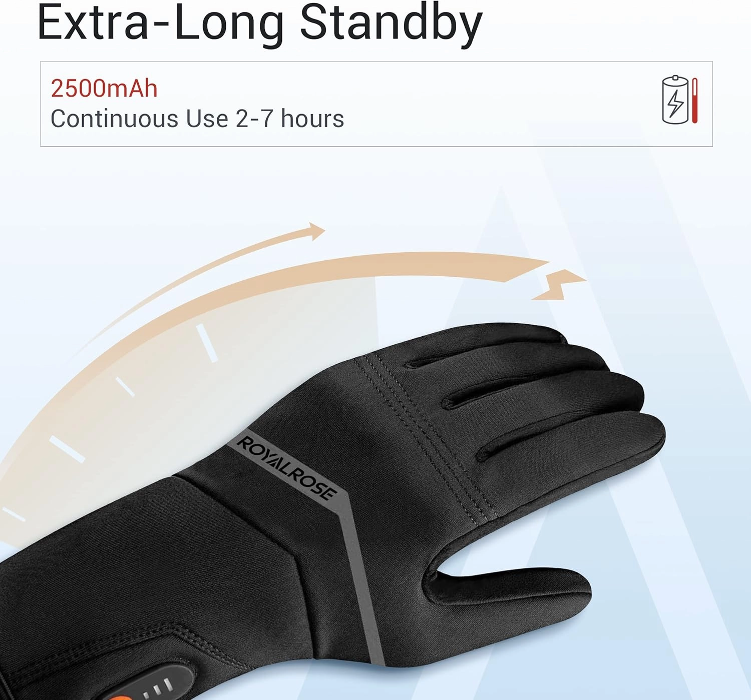 Heated Gloves Liners for Men Women, Rechargeable Waterproof Winter Thin Heated Work Gloves with Arthritis Raynaud's Relief for Ski Golf Hiking Driving