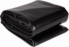Heavy Duty Pond Liner Protection, Black Polythene Plastic Sheeting Impermeable Garden Pool Membrane for Fish Ponds, Streams Fountains and Artificial Lake(13.1x26.2ft)