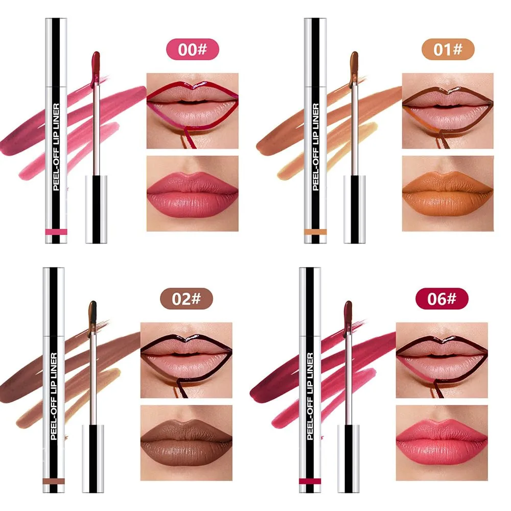 HESBITEUL 4-Color Longwear Lip Stain: Non-Sticky Formula - Transfer Proof Makeup for Women's Casual Formal Occasions