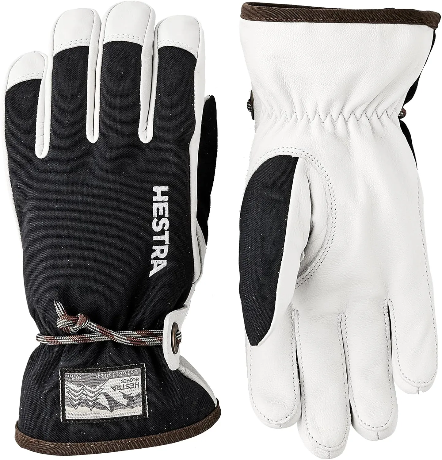 Hestra Unisex Wakayama Jr 5-Finger Glove, (Youth 3-7yrs) Insulated, Waterproof Alpine Ski & Snowboarding Gloves, Boys & Girls