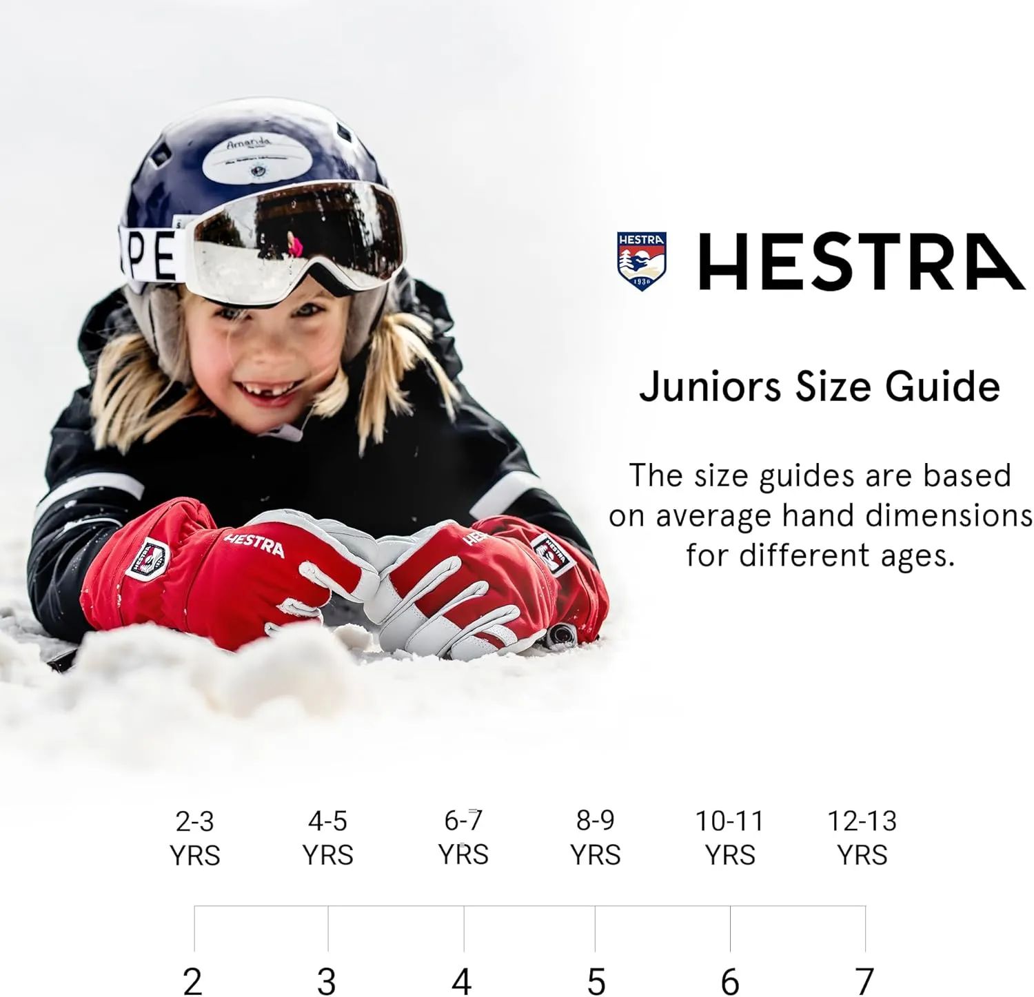 Hestra Unisex Wakayama Jr Mitt, (Youth 3-7yrs) Insulated, Waterproof Alpine Ski & Snowboarding Mittens, Boys & Girls