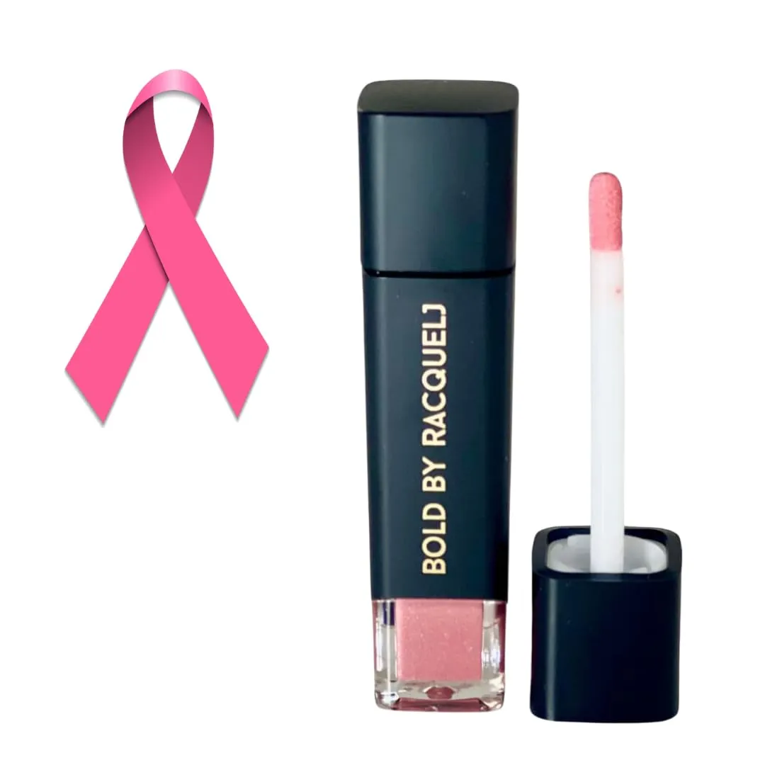 Highly Pigmented Soft Pink Lip Gloss | Ultra Hi Beam Gloss Effect, Hydrating, Non-Sticky, Long Lasting, Shimmery Finish, Cruelty Free - Bad Like Yaaz Collection (Silky Becca)