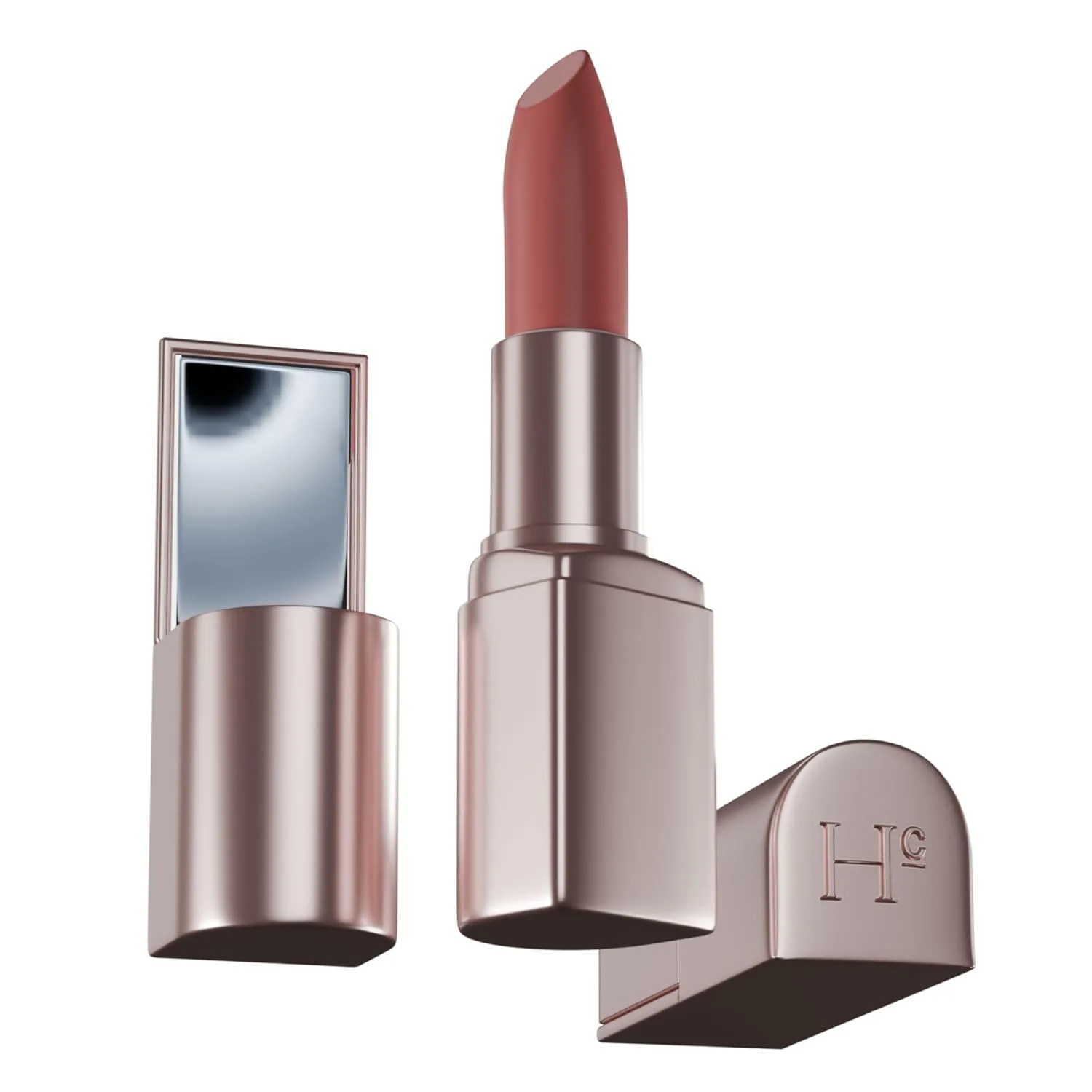 HIGHR Long Lasting Lipstick Chateau with Built In Mirror | Moisturizing, Hydrating and Matte Lipsticks for Women That Stays on All Day | Natural, Vegan & Organic Makeup | 1 Count