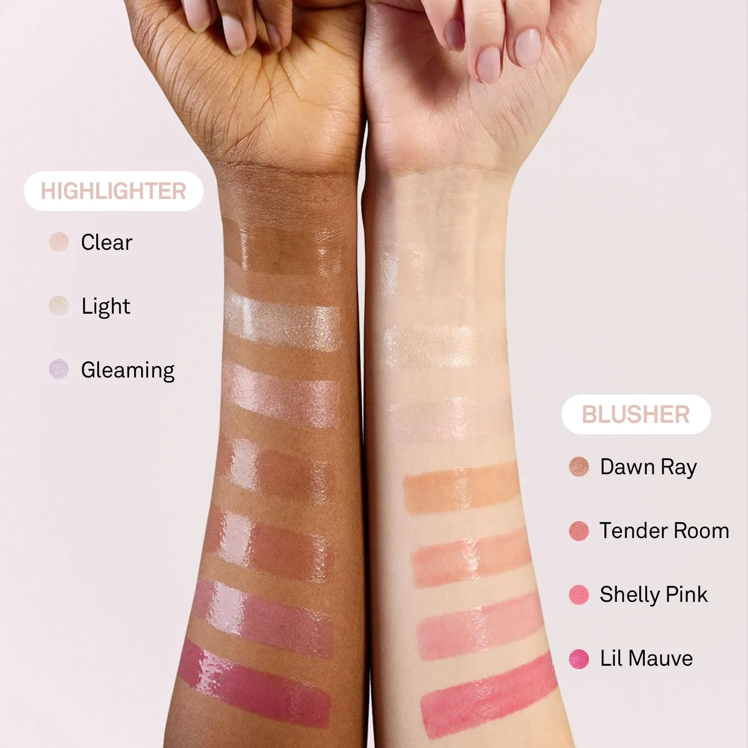hince True Dimension Radiance Balm 10g - Shimmer Glow Face Highlighter Stick, Translucent Colors, Cream Blush Stick, Glass Skin in a Balm, Korean Beauty, Natural Makeup (CLEAR, TP001)