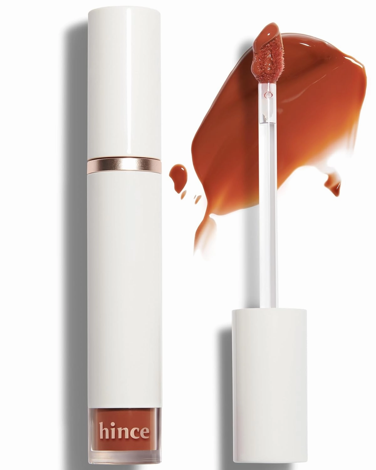 HINCE Mood Enhancer Water Liquid Glow - Non-Sticky & Waterproof Lip Stain for Women - Long Wearing Lip Gloss for Natural and Glass Glow - Moisturizing Liquid Makeup, 0.16 fl.oz. (GIFTED)