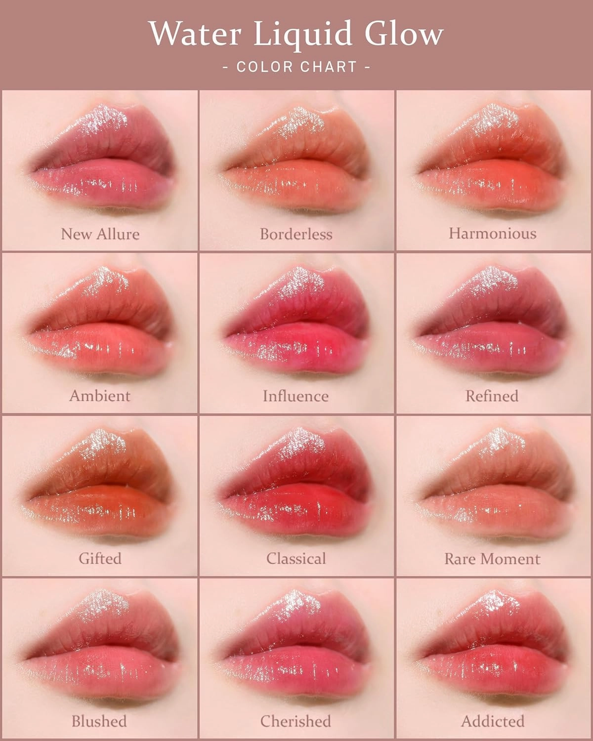 HINCE Mood Enhancer Water Liquid Glow - Non-Sticky & Waterproof Lip Stain for Women - Long Wearing Lip Gloss for Natural and Glass Glow - Moisturizing Liquid Makeup, 0.16 fl.oz. (GIFTED)