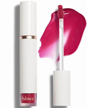 HINCE Mood Enhancer Water Liquid Glow - Non-Sticky & Waterproof Lip Stain for Women - Long Wearing Lip Gloss for Natural and Glass Glow - Moisturizing Liquid Makeup, 0.16 fl.oz. (INFLUENCE)