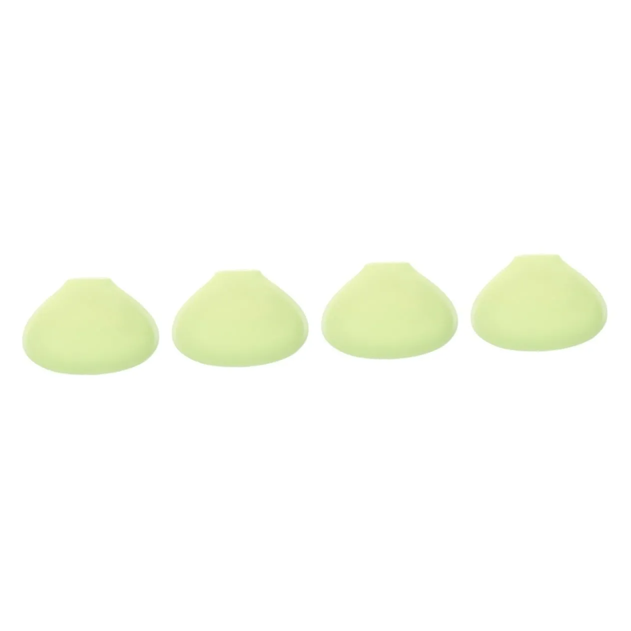 Housoutil 4pcs Makeup Brush Holder Cover Mask Retractable Makeup Cleaner Makeup Organizer Makeup Holder Portable Lip Concealer Wands Blush Brush Silicone Makeup Brush Cover Yellow