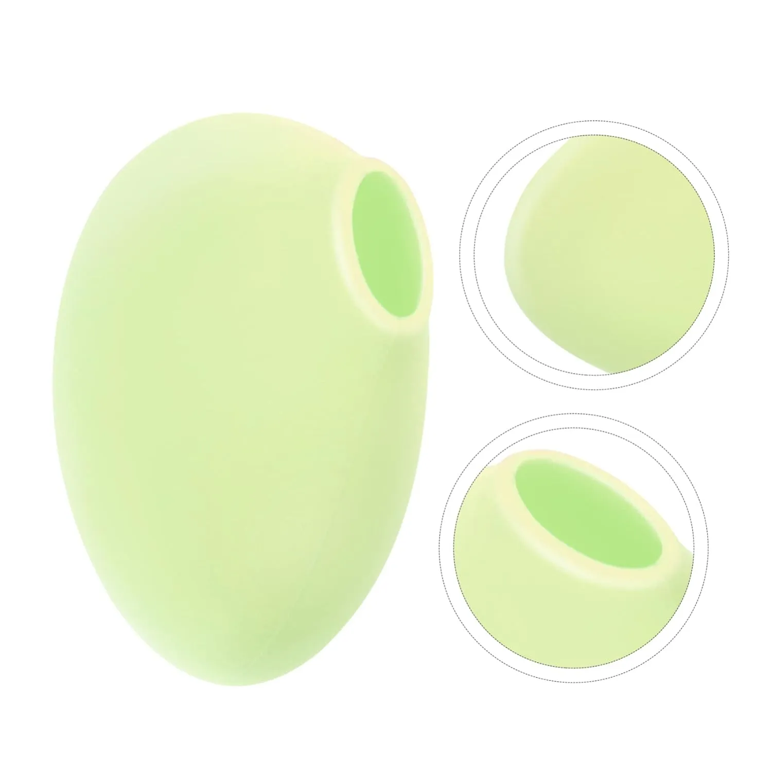 Housoutil 4pcs Makeup Brush Holder Cover Mask Retractable Makeup Cleaner Makeup Organizer Makeup Holder Portable Lip Concealer Wands Blush Brush Silicone Makeup Brush Cover Yellow