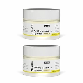 HR Masofta Anti Pigmentation Lip Balm with Kojic Acid, Alpha Arbutin & Shea Butter for Smooth, Crack Free & Clear Lips, SPF 30 PA  , For Men & Women, (Pack of 15GMS X 2)