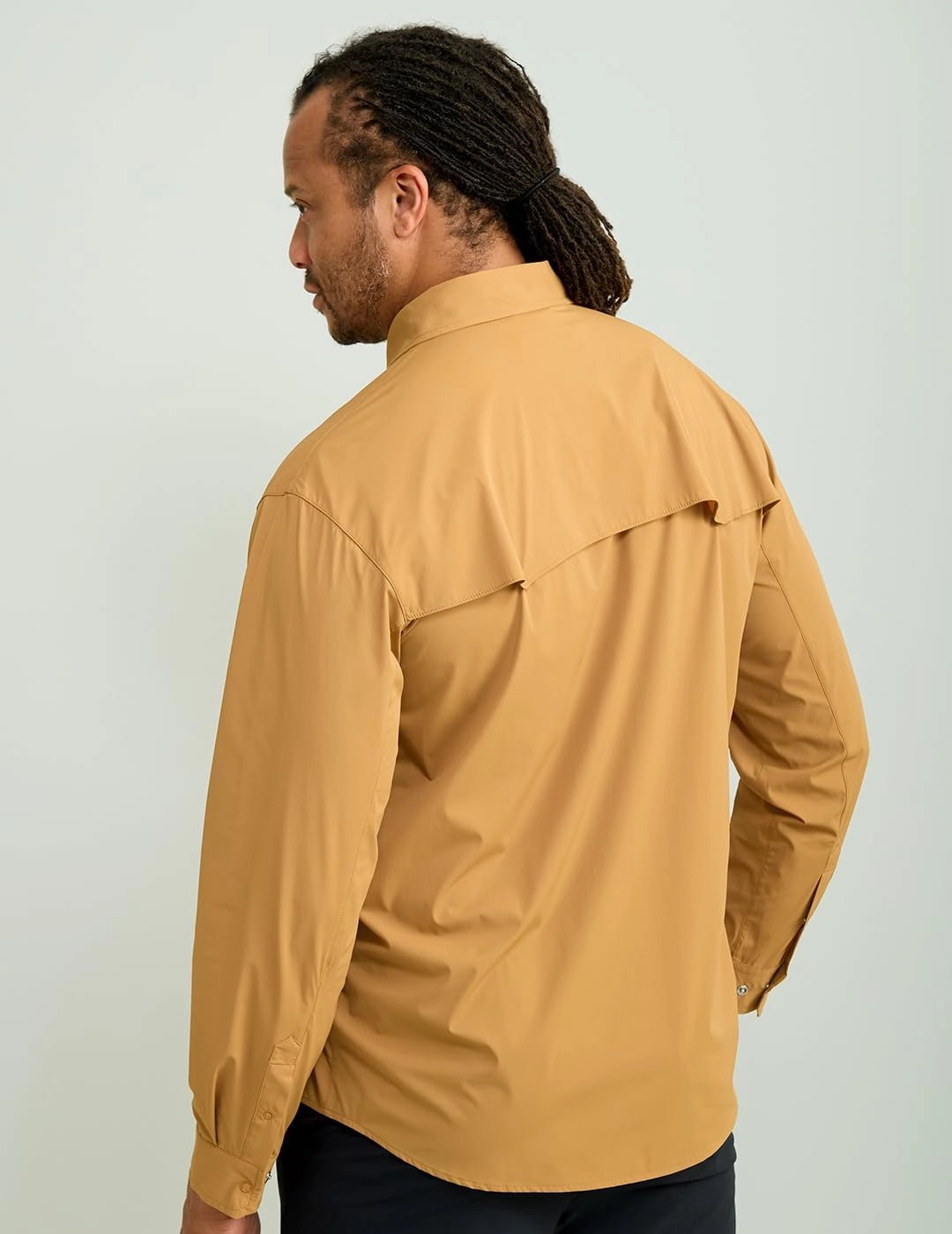 HUK Men's Creekbed Solid Long Sleeve Button, Fishing Shirt