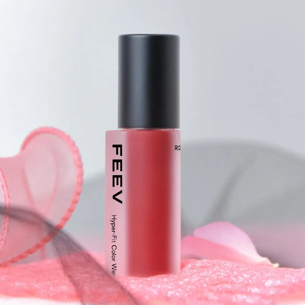 Hyper-Fit Color Wear | Velvet Cream Matte Lip Tint | Vegan Lip Stain & Safe for Sensitive Skins (#06 Rosy Day)