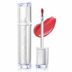 Ice Watery Lip Gloss, 2025 New Ice Iron Tinted Lip Tint, Jelly Hydrating Lip Gloss, Moisturizing Nonstick Tinted Lips Oil (04)