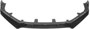 IKON MOTORSPORTS, Front Bumper Lip Compatible with 2021-2022 Honda Accord, Carbon Fiber Print IKON V1 Style PP 3PCS Front Spoiler Splitter Kit