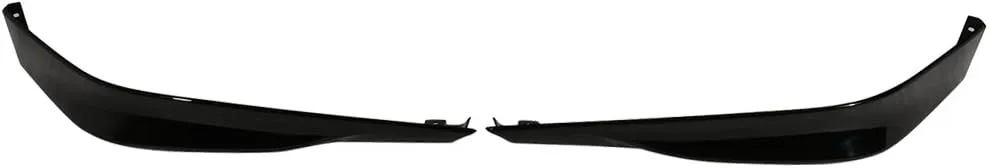 IKON MOTORSPORTS, Front Lip Splitters Compatible with 2013-2015 Honda Accord 4-Door Sedan, 2PCS Front Bumper Lip Spoiler Splitters HFP Style PP Polypropylene Painted #NH731P Crystal Black Pearl