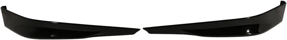 IKON MOTORSPORTS, Front Lip Splitters Compatible with 2013-2015 Honda Accord 4-Door Sedan, 2PCS Front Bumper Lip Spoiler Splitters HFP Style PP Polypropylene Painted #NH731P Crystal Black Pearl
