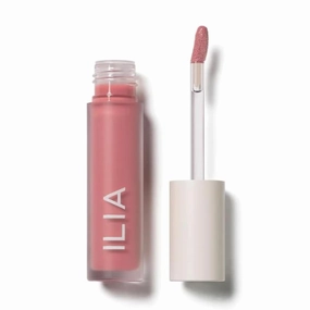 ILIA - Balmy Gloss Tinted Lip Oil | Smoothing Lip Color, Never Sticky | Hydrate, Plump   Moisturize with Hyaluronic Acid | Vegan, Cruelty   Gluten-Free (Petals, 0.14 fl oz | 4.3 ml)