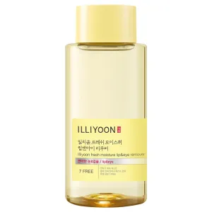Illiyoon Fresh Moisture Lip and Eye Makeup Remover - Instant & Gentle Waterproof Make-up Remover, Non-Greasy with Naturally Fermented Yuzu Extract, Fragrance and Paraben-Free, 0.14 Fl.Oz (300ml)