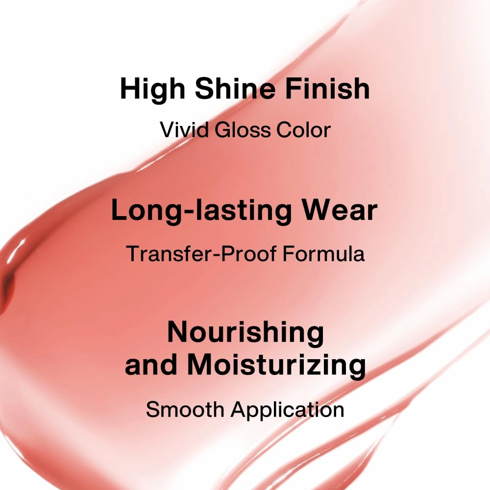 INTO YOU Glow Lip Tint, Plumping Lip Gloss, Nourishing Hydrating Moisturizing Lip Oil, Non-Sticky, Long-lasting, Waterproof, High Shine Liquid Lipstick, Stay 8 Hour, for Women Makeup, GW01