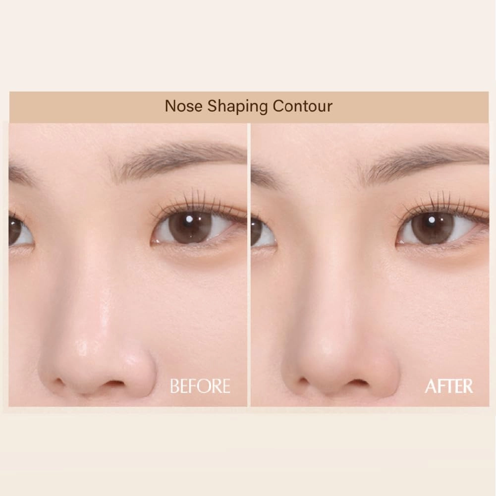 IPKN Latte In The Mood Shading | Natural Gradation | Powder Bronzer (01 Pecan Brown)