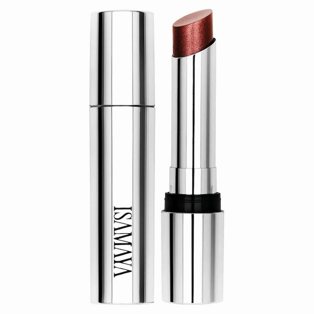ISAMAYA Lips Metal- Sheer Metallic Balm (Color: Burnt Coral) 3.0 g