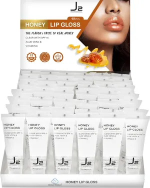 J2 Honey Stand-Up Clear Lip Gloss (Pack of 1)