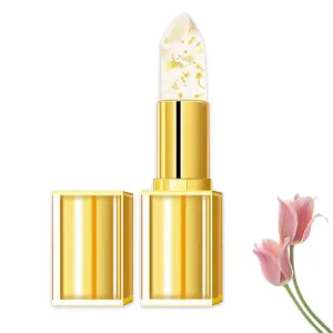 Janet Lanes Lipstick, Janet Lanes Color Changing Lipstick, Gold Crystal Color Changing, Transferproof Changinglipstick, For All Kinds of Daily Makeup (1PCS)