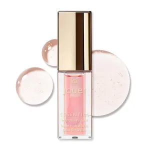 Jouer Essential Hydrating Lip Oil – Moisturizing Dry Lip Treatment Serum - Fragrance Free Clear Lip Oil - Jojoba Seed Oil and Apricot Oil Formula, Natural Shine